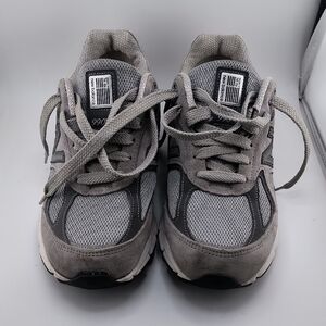 New Balance Gray and Black Athletic Sneakers